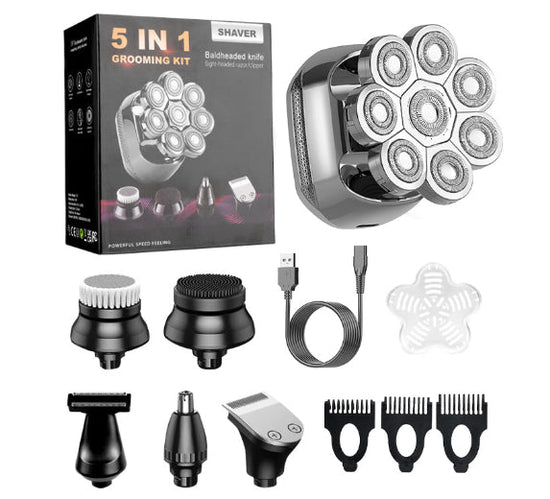 Waterproof Rechargeable Bald Head Shaver for Men