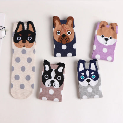 Cute Cartoon Animal Socks for Women